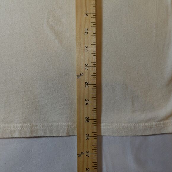 Coca-Cola Company Officially Licensed Coke Shirt Juniors Large Cream Graphic Tee - Picture 8 of 14